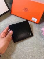 Hermes men’s wallet cowhide material Short-Long - Image 4