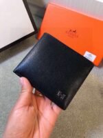 Hermes men’s wallet cowhide material Short-Long - Image 3