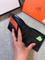 Hermes men’s wallet cowhide material Short-Long - Image 2