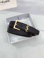YSL belt advanced version width 3cm genuine leather material