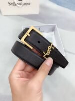 YSL belt advanced version width 3cm genuine leather material - Image 8