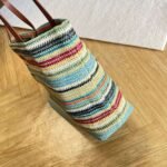 MIUMIU new straw bag striped stitching - Image 6