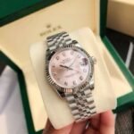 Rolex Women’s Datejust Watch Dial 31mm Regular Edition Silver Wristband - Image 3