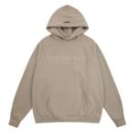 ESSENTIALS FEAR OF GOD FOG Hoodie Front Lettering Hoodie Fleece Sweatshirt - Image 9