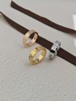 Cartier LOVE Ring Premium Edition  Inlaid with three gemstones - Image 6