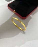 Cartier bracelet narrow version without diamonds high-end version 1:1 - Image 12