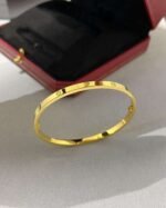 Cartier bracelet narrow version without diamonds high-end version 1:1 - Image 7