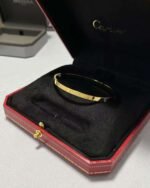Cartier bracelet narrow version without diamonds high-end version 1:1 - Image 6