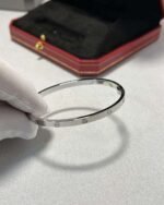 Cartier bracelet narrow version without diamonds high-end version 1:1 - Image 2