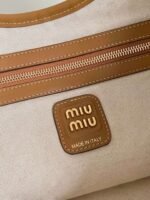 miumiu new hobo tote bag autumn and winter series with advanced version size 35×40 - Image 2