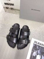 Balenciaga Sunday Mule couple’s five-toe series slippers made of genuine cowhide