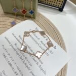 Van Cleef & Arpels Four-Leaf Clover Bracelet Premium Edition Rose Gold - Image 10