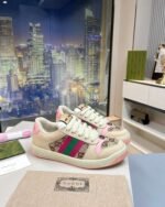 GUCCI Screener new pink dirty shoes