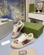 GUCCI Screener new pink dirty shoes - Image 7