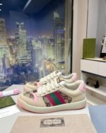 GUCCI Screener new pink dirty shoes - Image 5