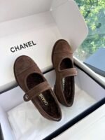 Chanel 2025 new woven Mary Jane cotton shoes autumn and winter new products - Image 8