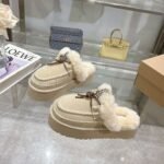 UGG autumn and winter wool slippers casual closed toe slippers advanced version - Image 11