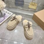 UGG autumn and winter wool slippers casual closed toe slippers advanced version - Image 9