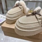 UGG autumn and winter wool slippers casual closed toe slippers advanced version - Image 7