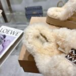 UGG autumn and winter wool slippers casual closed toe slippers advanced version - Image 6