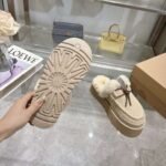 UGG autumn and winter wool slippers casual closed toe slippers advanced version - Image 5