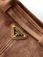 PRADA LuxSoft suede handbag premium version size 32×15.5x12cm - Image 6