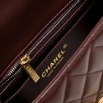 Chanel new reddish-brown small golden ball bag high-end version - Image 4