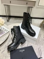 Celine latest autumn and winter catwalk Martin shoes, high-end leather material - Image 6