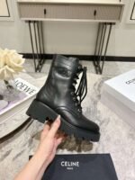 Celine latest autumn and winter catwalk Martin shoes, high-end leather material - Image 5
