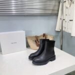 THE ROW The new round-toed bare boots for autumn and winter are made of calfskin material. The inner cowhide material is about 3.5cm thick. High-end version - Image 9