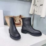 THE ROW The new round-toed bare boots for autumn and winter are made of calfskin material. The inner cowhide material is about 3.5cm thick. High-end version - Image 8