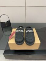 MOU New autumn and winter Jinkou thick-soled wool slippers with wool lining - Image 13