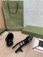 GUCCI crystal lace mesh high heels 4.5cm high - Image 4