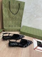 GUCCI crystal lace mesh high heels 4.5cm high - Image 3