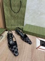 GUCCI crystal lace mesh high heels 4.5cm high - Image 2