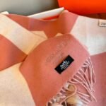 Hermes high-quality women’s color-blocked scarf 180*30cm - Image 7