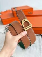 Hermes original leather belt 3.8cm - Image 4