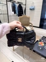 Chanel bow crossbody bag handbag - Image 11