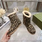Gucci leopard print boots - Image 5