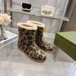 Gucci leopard print boots - Image 6