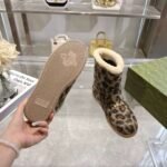 Gucci leopard print boots - Image 9