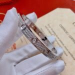 Cartier wide starry sky Love bracelet, high-end version, 1:1 quality - Image 9