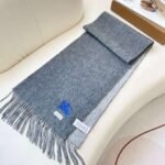 Burberry cashmere scarf, premium version, size 32x180cm - Image 2