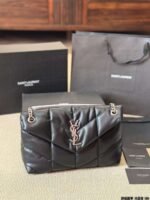 SAINT LAURENT Women Shoulder Bag Handbag 28×20cm - Image 2