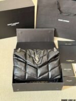 SAINT LAURENT Women Shoulder Bag Handbag 28×20cm - Image 7