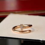 Cartier nail ring with diamonds at both ends – high-end version - Image 8