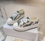 Dior Walk’n series butterfly embroidered thick-soled casual sneakers, heel height 4.5cm